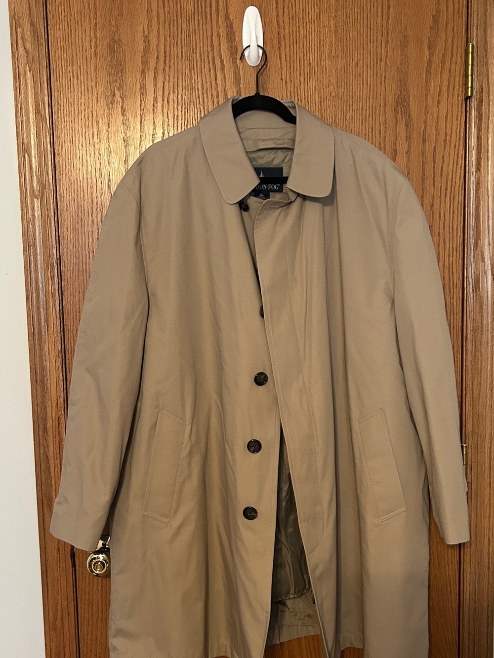 Vintage London Fog Overcoat w/ Removable Medium-Weight Liner